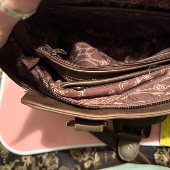 Montana West Brown and Tan Shoulder Bag - Picture 3 of 3